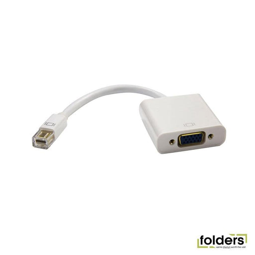 DYNAMIX 0.2m Mini DisplayPort to VGA Female Cable Convertor. - Folders