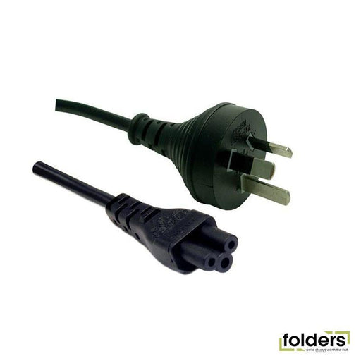 DYNAMIX 0.3M 3-Pin to Clover Shaped (IEC 320 C5) Female Connector 7.5A - Folders