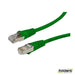 DYNAMIX Cat6A Green SFTP 10G Patch Lead. (Cat6 Augmented) 500MHz - Folders