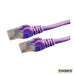 DYNAMIX 0.3m Purple Cat 6 UTP Patch Lead (T568A Specification) 250MHz - Folders
