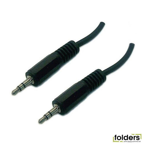 DYNAMIX 0.3M Stereo 3.5mm Plug Male to Male Cable - Folders