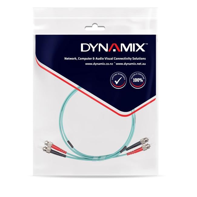 Dynamix 0.5M 50U St/St Om3 Fibre Lead (Duplex, Multimode)