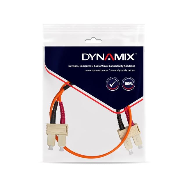 Dynamix 0.5M 62.5U Sc/Sc Om1 Fibre Lead (Duplex, Multimode)