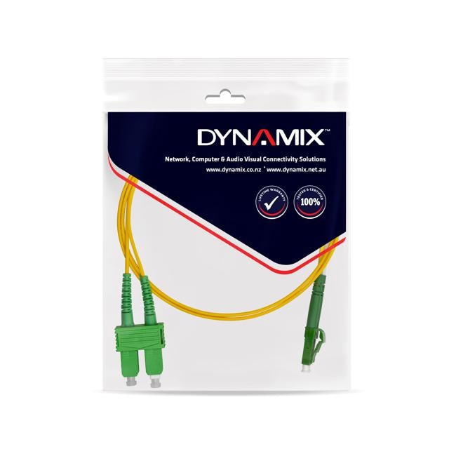 Dynamix 0.5M 9U Lc Apc/Sc Apc Duplex Single Mode G657A1 Bend