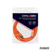 DYNAMIX Cat6A Orange SFTP 10G Patch Lead. (Cat6 Augmented) 500MHz - Folders