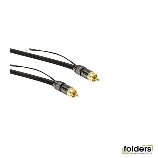 DYNAMIX 0.75m Coaxial Subwoofer Cable RCA Male to Male with - Folders