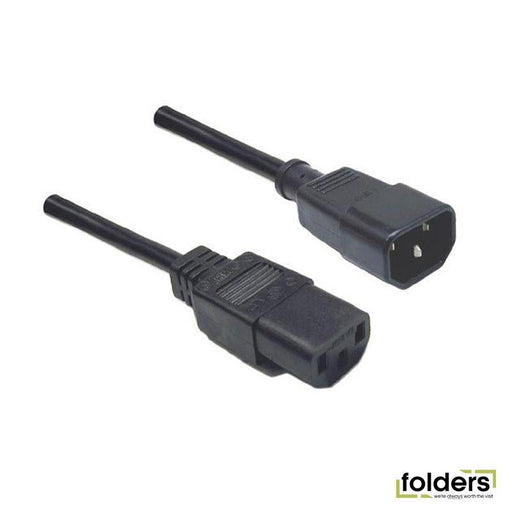 DYNAMIX 0.75M IEC Male to Female 10A SAA Approved Power Cord. - Folders