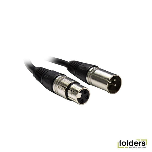 DYNAMIX 10m XLR 3-Pin Male to Female Balanced Audio Cable - Folders