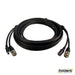 DYNAMIX 15m BNC Male to Male with 2.1mm Power Cable Male/Female. - Folders