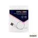 DYNAMIX 180mm USB to Lightning Charge & Sync Cable. For Apple, - Folders