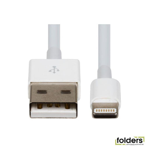 DYNAMIX 180mm USB to Lightning Charge & Sync Cable. For Apple, - Folders