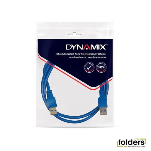 DYNAMIX 1m USB 3.0 USB-A Male to USB-A Male Cable. - Folders