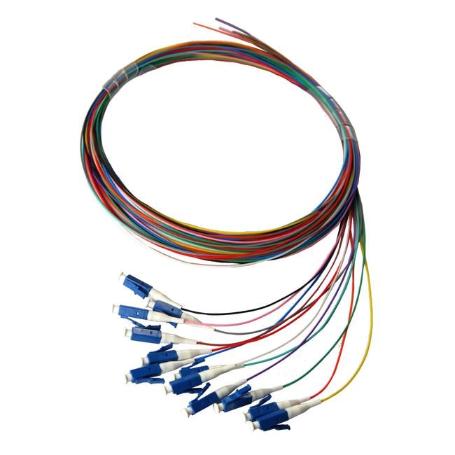 Dynamix 2M Lc Pigtail Om3 12X Pack Colour Coded, 900Um Multimode
