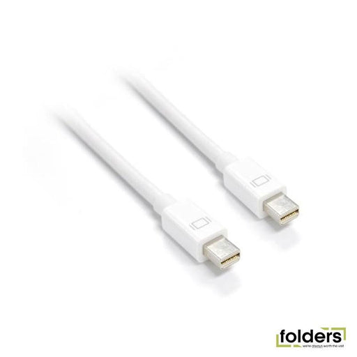 DYNAMIX 2M Mini DisplayPort Male to Mini DisplayPort Male Cable. - Folders