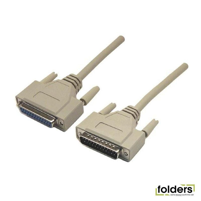 DYNAMIX 2m Null Modem Cable. DB25 M/F - Folders