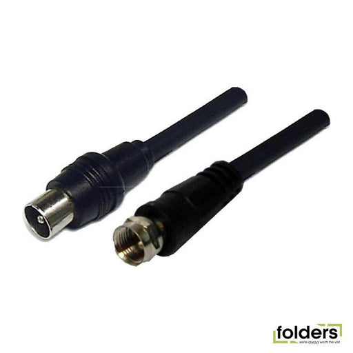 DYNAMIX 2m RF PAL Male to F-Type Male Coaxial Cable - Folders