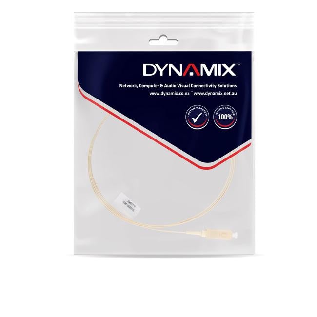 Dynamix 2M Sc Pigtail Om4 1X Piece White, 900Um Multimode Fibre, Tight