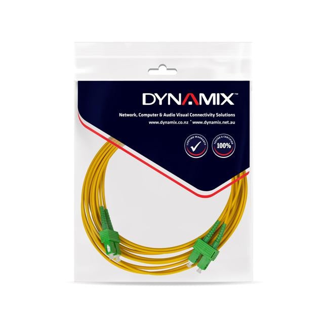 Dynamix 3M 9U Sc Apc/Sc Apc Duplex Single Mode G657A1 Bend Insensitive