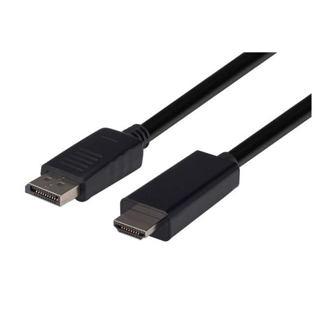 Dynamix 3M Displayport 1.2 To Hdmi 2.0 Monitor Cable.