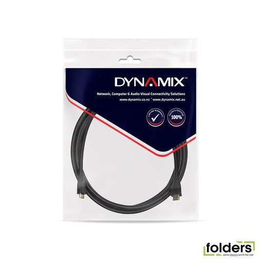 DYNAMIX 3m v1.4 HDMI Mini to HDMI Mini Cable. Max Res: 4K@60Hz. - Folders