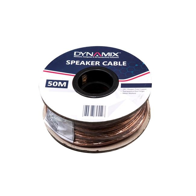 Dynamix 50M 16Awg/1.31Mm Speaker Cable, Ofc 25/025Bcx2C,
