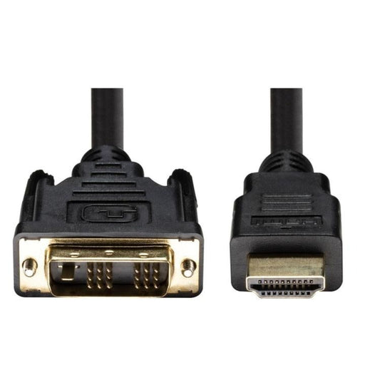 DYNAMIX 5m HDMI Male to DVI-D Male (18+1) Cable. Single link. - Folders