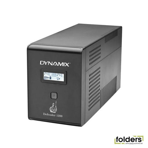 DYNAMIX Defender 1200VA (720W) Line Interactive UPS, 3x NZ Power - Folders