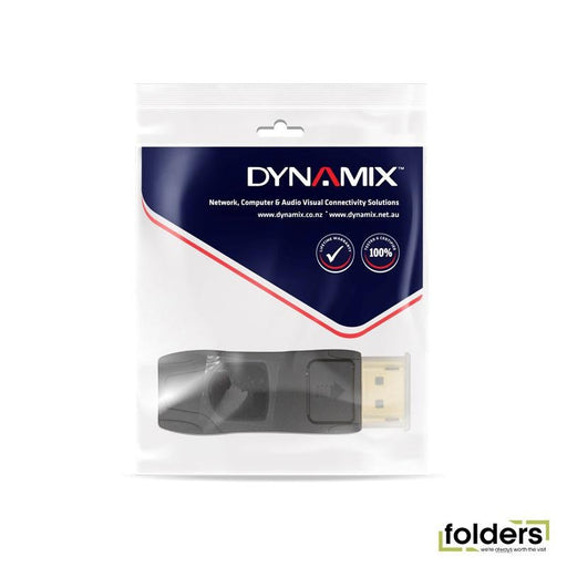 DYNAMIX DisplayPort Male to HDMI Female Adapter. Passive Converter - Folders