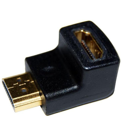 DYNAMIX HDMI Down Angled Adapter, High-Speed with Ethernet Gold - Folders