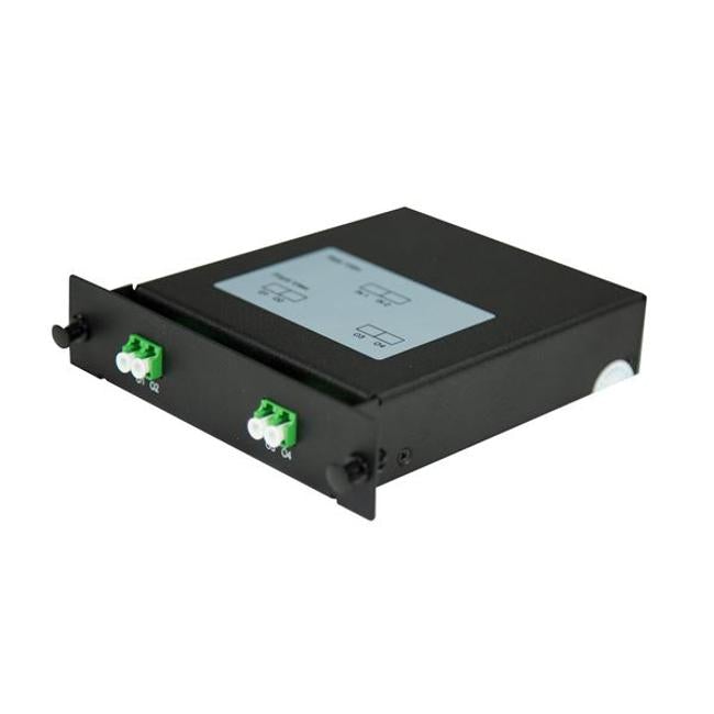 Dynamix Plc Fibre Optic 2:4 Lc/Apc Splitter Non-Cassette Rear Input