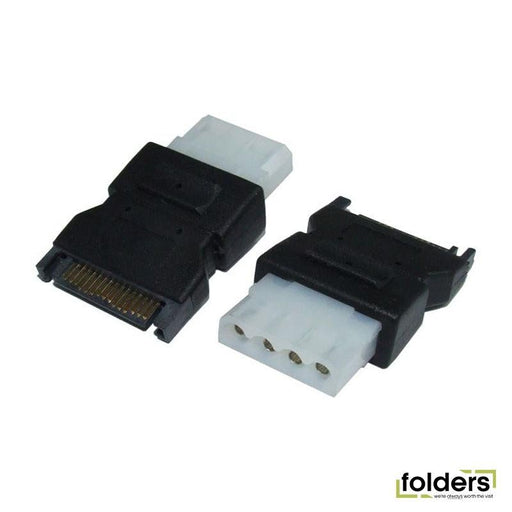DYNAMIX Power Adapter SATA 15P Male to Standard IDE 4P Female - Folders