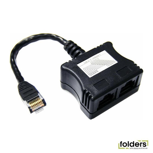 DYNAMIX RJ45 8x Conductor Dual Adaptor Cable (2x Sockets/ - Folders