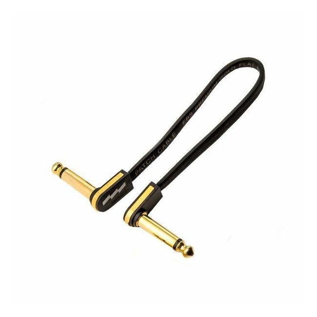 EBS Flat Patch Cable 18cm R/Ang Jack Premium Gold