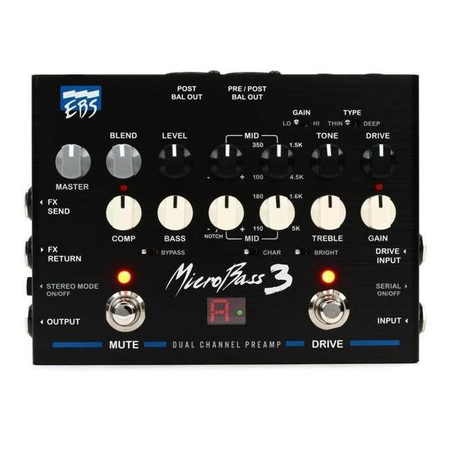 EBS MicroBass 3 Outboard Preamp