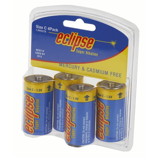 Eclipse Alkaline C Batteries Pk4 - Folders