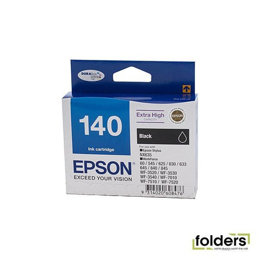 Epson 140 Black Ink Cartridge - Folders