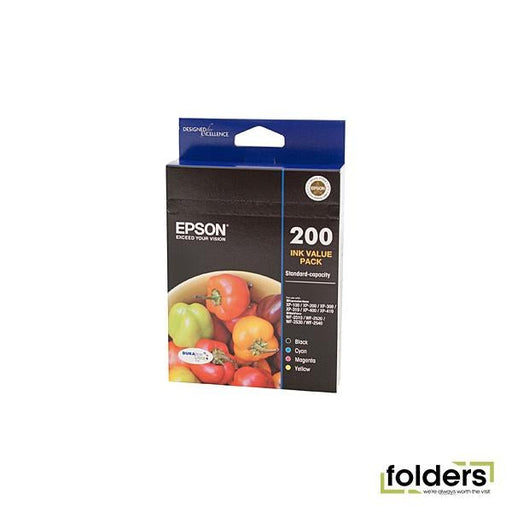 Epson 200 4 Ink Value Pack - Folders