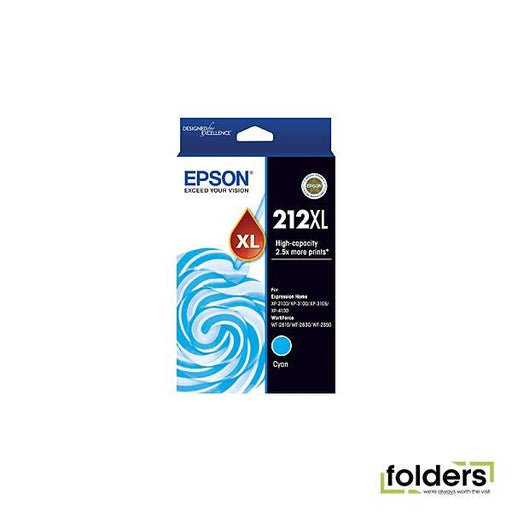 Epson 212 HY Cyan Ink Cartridge - Folders