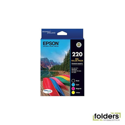 Epson 220 4 Ink Value Pack - Folders