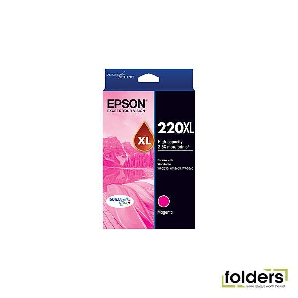 Epson 220 HY Magenta Ink Cartridge - Folders