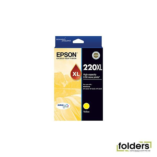 Epson 220 HY Yellow Ink Cartridge - Folders