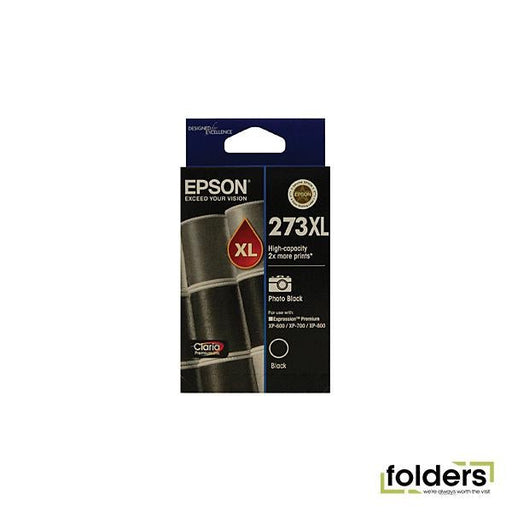 Epson 273 HY Phot Blk Ink Cartridge - Folders