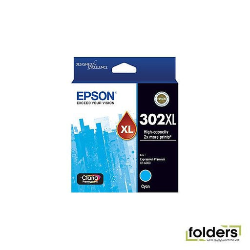Epson 302 HY Cyan Ink Cartridge - Folders