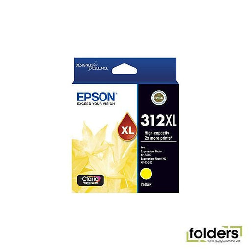 Epson 312 HY Yellow Ink Cartridge - Folders