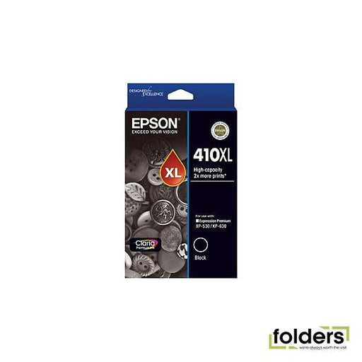 Epson 410 HY Black Ink Cartridge - Folders