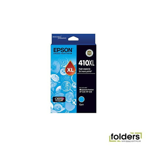 Epson 410 HY Cyan Ink Cartridge - Folders