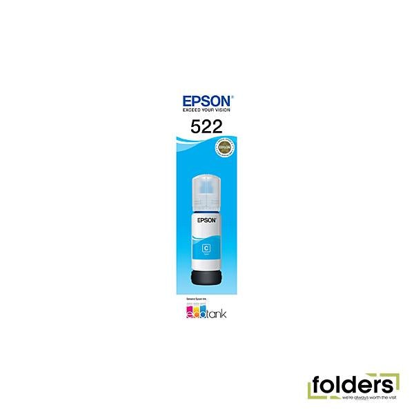 Epson 522 Cyan Ink Bottle - Folders