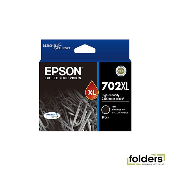 Epson 702 Black XL Ink Cartridge - Folders