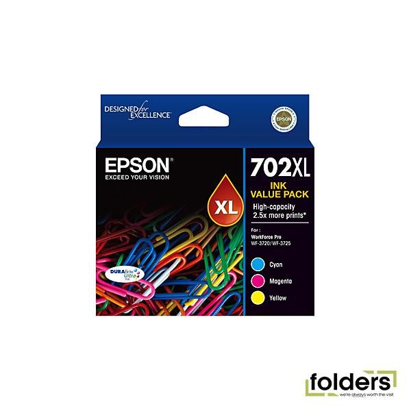 Epson 702 CMY XL Ink Pack - Folders