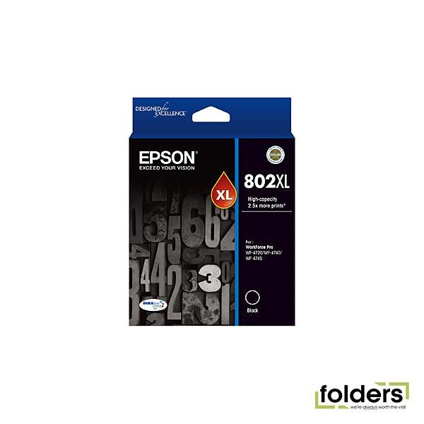 Epson 802 Black XL Ink Cartridge - Folders